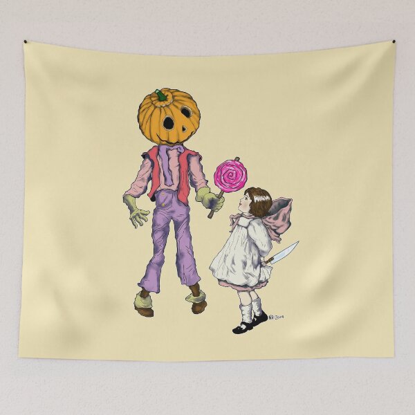 Item preview, Halloween Friends Forever designed and sold by the-grindilkin.