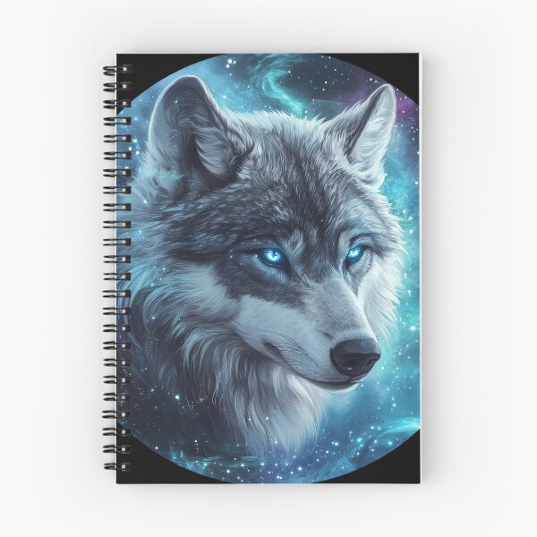 Item preview, Starlit Wolf Spirit in Galactic Light designed and sold by Daagath.