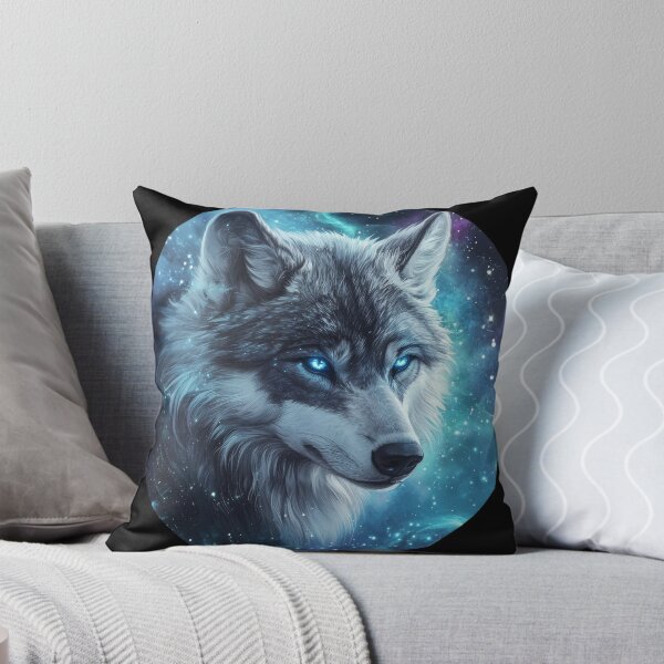 Item preview, Starlit Wolf Spirit in Galactic Light designed and sold by Daagath.