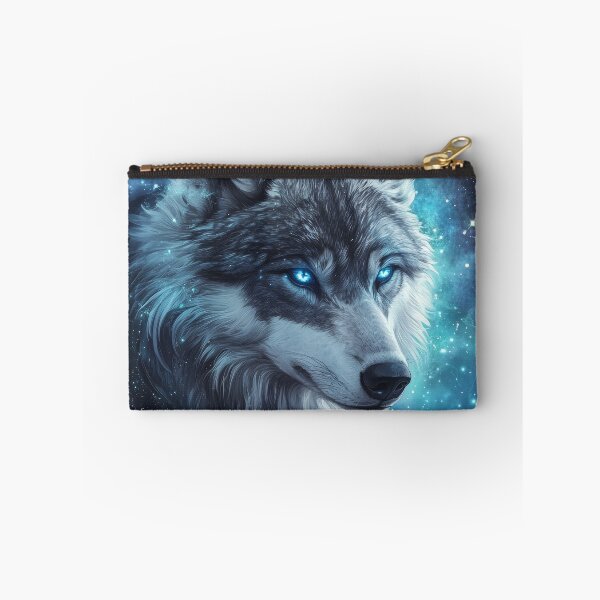 Item preview, Starlit Wolf Spirit in Galactic Light designed and sold by Daagath.