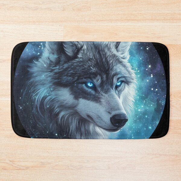 Item preview, Starlit Wolf Spirit in Galactic Light designed and sold by Daagath.