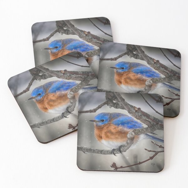 Item preview, A Bluebird In The Blizzard designed and sold by Lois  Bryan.