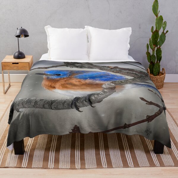 Item preview, A Bluebird In The Blizzard designed and sold by Lois  Bryan.