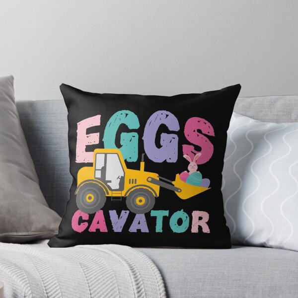 Item preview, Eggscavator – Funny Easter Excavator with Bunny & Eggs designed and sold by JA World - Art & Design.