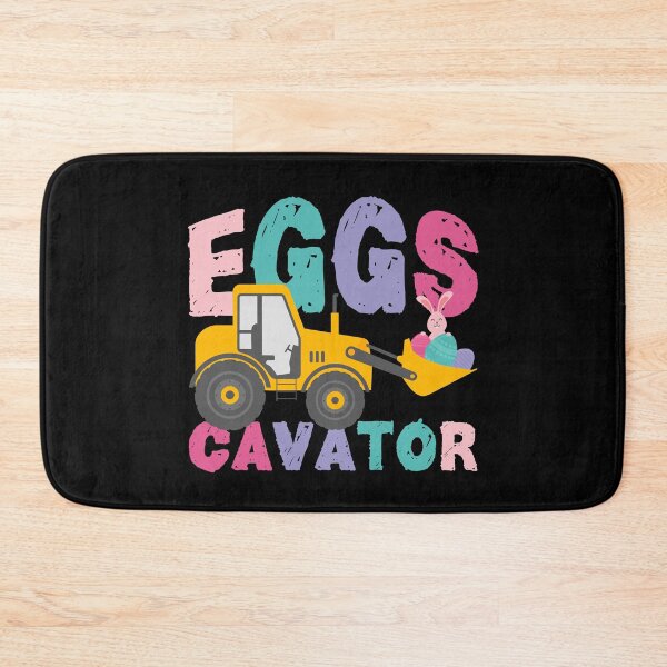 Item preview, Eggscavator – Funny Easter Excavator with Bunny & Eggs designed and sold by JA World - Art & Design.