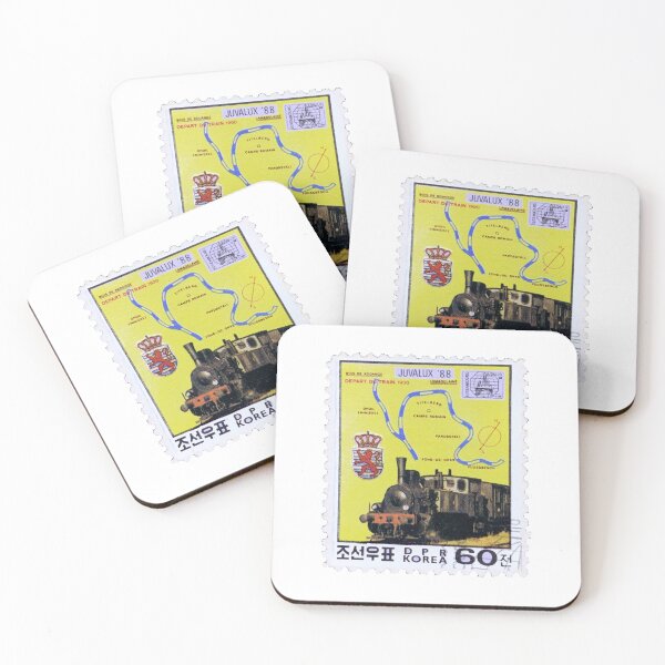 Item preview, Vintage Juvalux 88 Train Postage Stamp designed and sold by red-amber65.