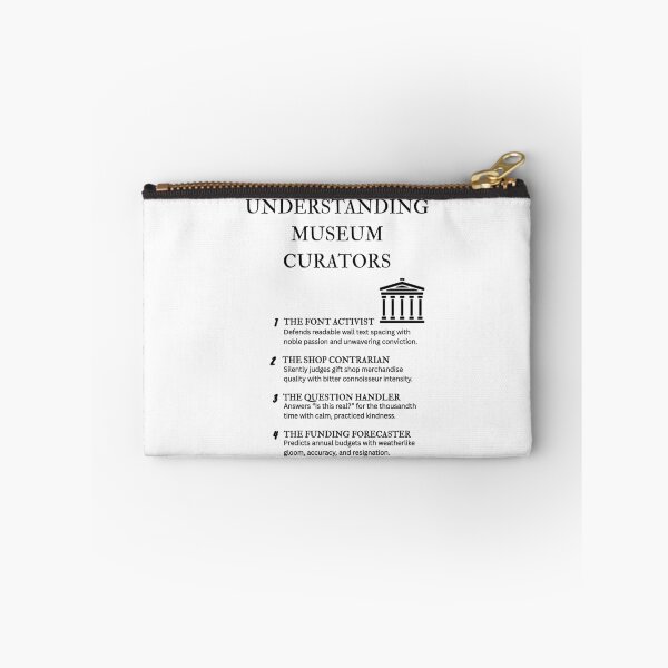 Item preview, Museum Humor – Funny Curator Personality Designs designed and sold by PsyFlow35.