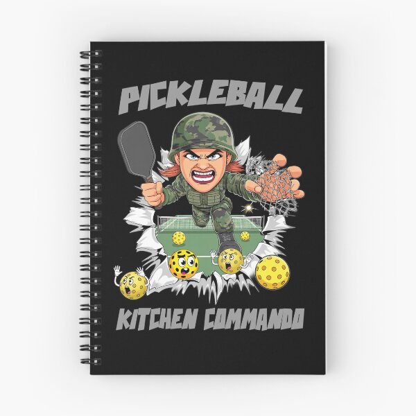 Item preview, Funny Pickleball Kitchen Commando Mascot designed and sold by SportsT-Shirts.