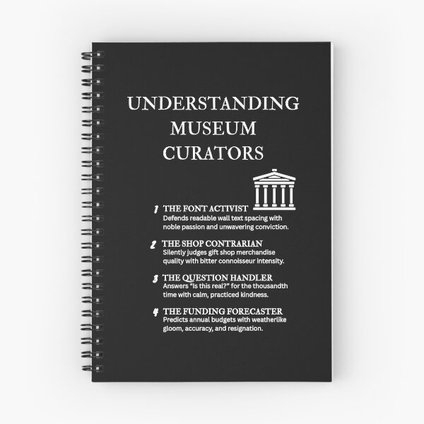 Item preview, Museum Humor – Funny Curator Personality Designs – Black designed and sold by PsyFlow35.