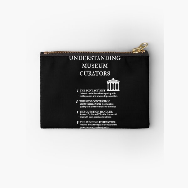 Item preview, Museum Humor – Funny Curator Personality Designs – Black designed and sold by PsyFlow35.