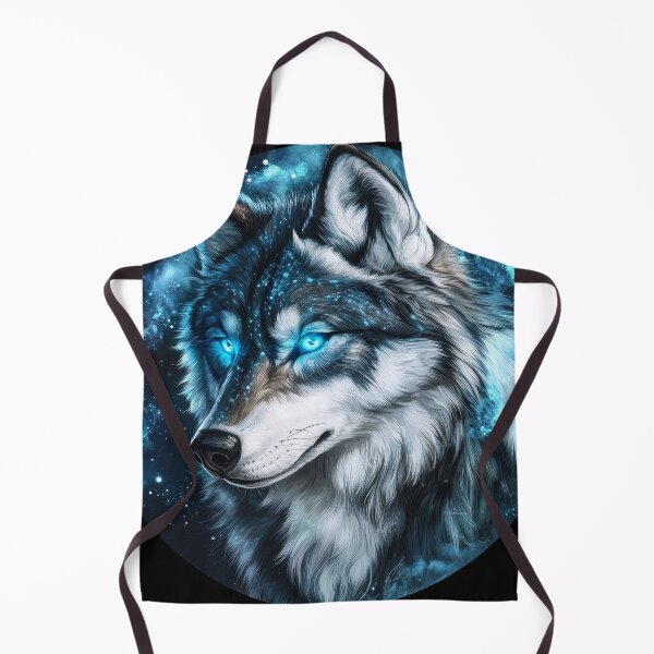 Item preview, Lunar Wolf Spirit with Glowing Eyes designed and sold by Daagath.