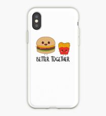 Vinilo o funda para iPhone Better Together Burgers & Fries