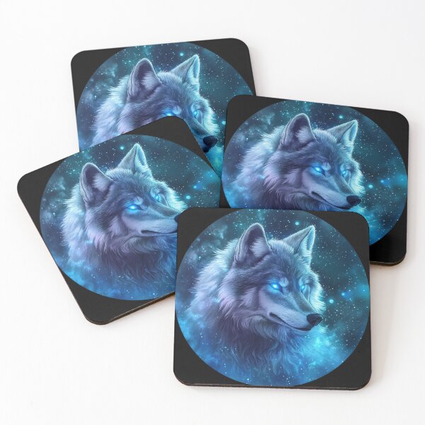 Item preview, Nebula Wolf with Radiant Blue Eyes designed and sold by Daagath.