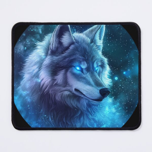 Item preview, Nebula Wolf with Radiant Blue Eyes designed and sold by Daagath.