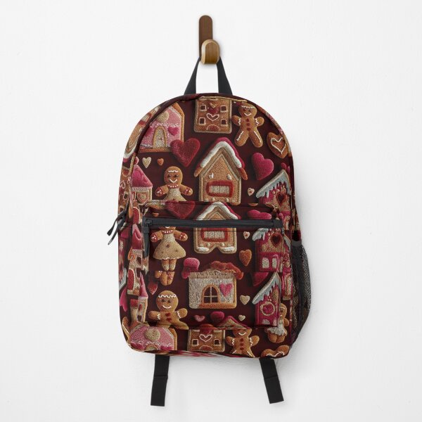 Item preview, Embroidered Gingerbread Houses & Cookies – Whimsical Festive Needlework Art designed and sold by MiraLumeStudio.
