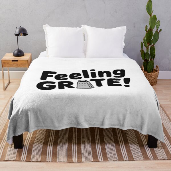Item preview, Feeling Grate! Cute Cheese Grater Pun designed and sold by PMCreative.
