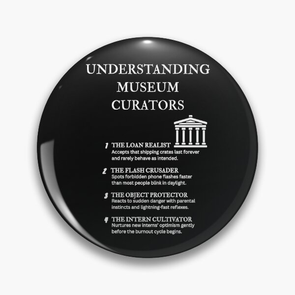 Item preview,  Curator Definition Art – Understanding Museum Staff – Black designed and sold by PsyFlow35.