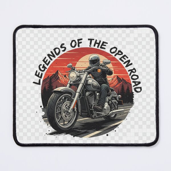 Item preview, Legends of the Open Road: Vintage Motorcycle Rider designed and sold by Studiocolors.