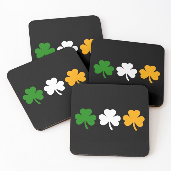 Item preview, Flag of Ireland Shamrocks designed and sold by Tshirt-Zone.