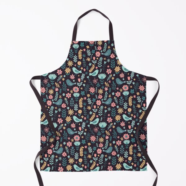 Item preview, Spring Birds and Flowers Pattern – Fresh Floral Seamless Design designed and sold by WildLakePatterns.