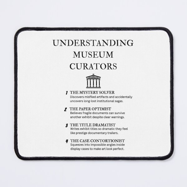 Item preview, Museum Worker Humor – Funny Curator Archetypes designed and sold by PsyFlow35.