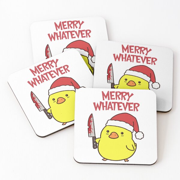 Item preview, Christmas Duck Bloody Knife Merry Whatever designed and sold by Gkinoki.
