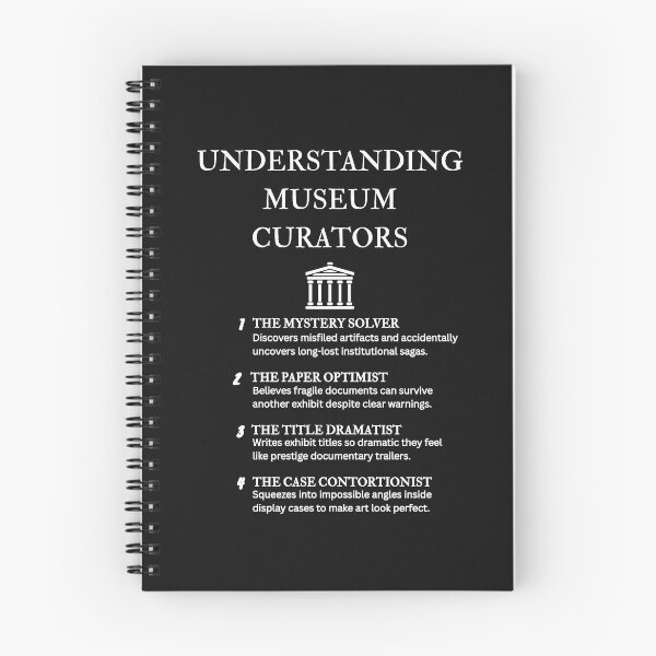 Item preview, Museum Worker Humor – Funny Curator Archetypes – Black designed and sold by PsyFlow35.