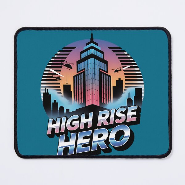 Item preview, High Rise Hero | Urban Skyline Action Art | Modern Cityscape Design designed and sold by Zvex_01.