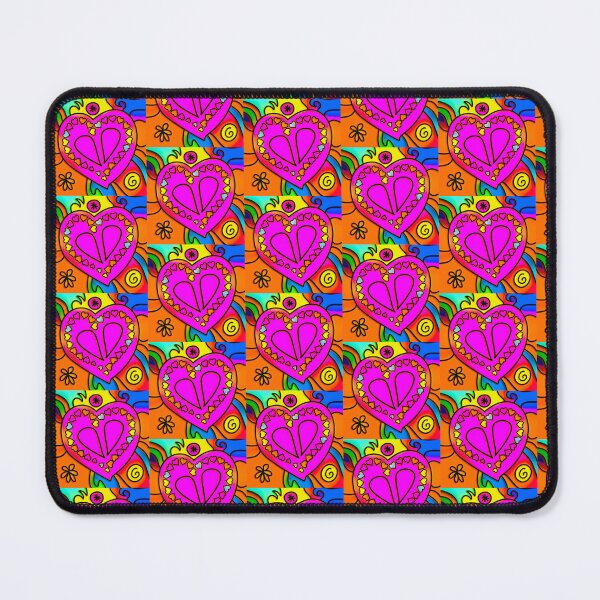 Item preview, Retro rainbow Heart Neon 70's Art designed and sold by Lovemountain.
