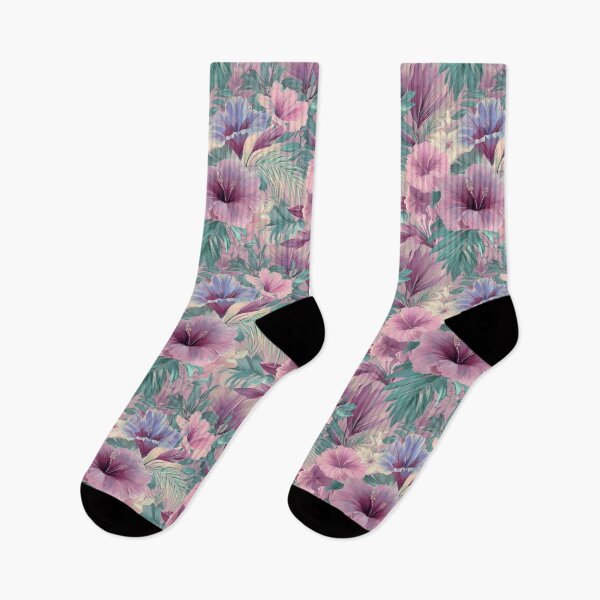 Item preview, Edgy Vibrant Tropical Floral Pattern For Baby Shower Gift designed and sold by RoyalStarsPatts.