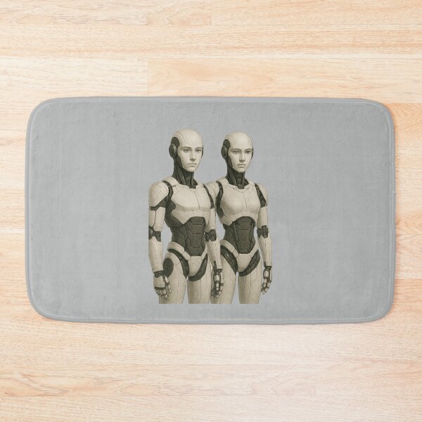 Item preview, “Android Pair – Unity of Light & Shadow” designed and sold by TheWonkyEaselCo.