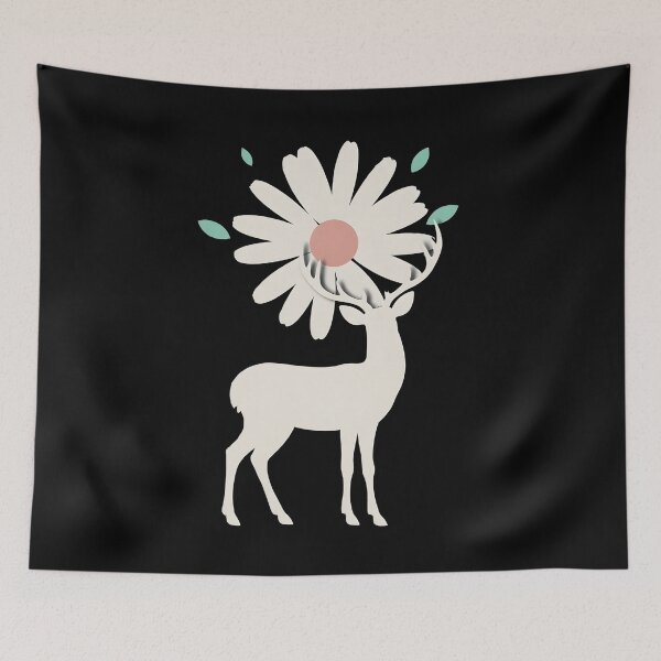 Item preview, Flower Deer designed and sold by SignumShop.