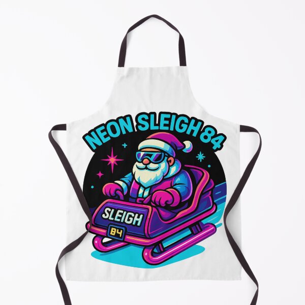 Item preview, Neon Sleigh 84 Retro Santa designed and sold by McZerrill.