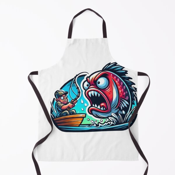 Item preview, Angry Cartoon Fish Yelling at the Fisherman designed and sold by Canaba.