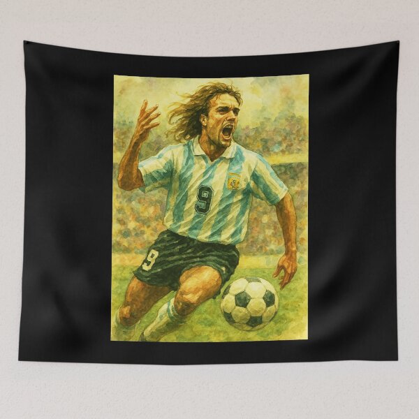 Item preview, Gabriel Batistuta Classic Football Legend designed and sold by Sarcastic designs.