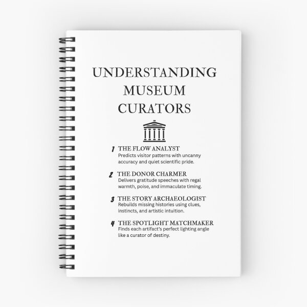 Item preview, Understanding Curators – Collector and Gallery Expert Humor designed and sold by PsyFlow35.
