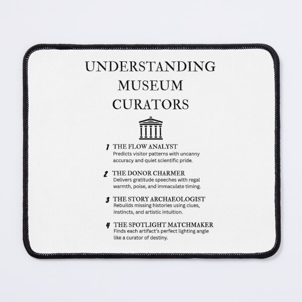 Item preview, Understanding Curators – Collector and Gallery Expert Humor designed and sold by PsyFlow35.