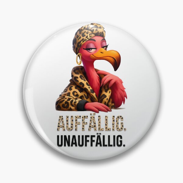 Item preview, Striking. Inconspicuous. – Sassy Flamingo in a leopard-print jacket | Humor Design designed and sold by DebuggedDressed.