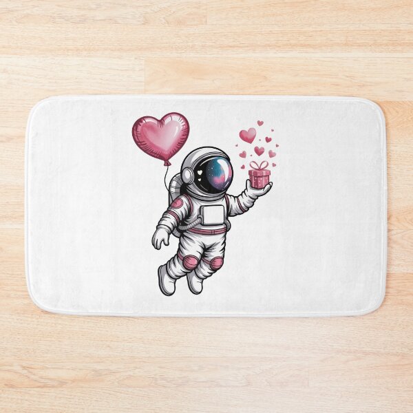 Item preview, Astronaut with Heart Balloon and Gift designed and sold by jkrphoto.