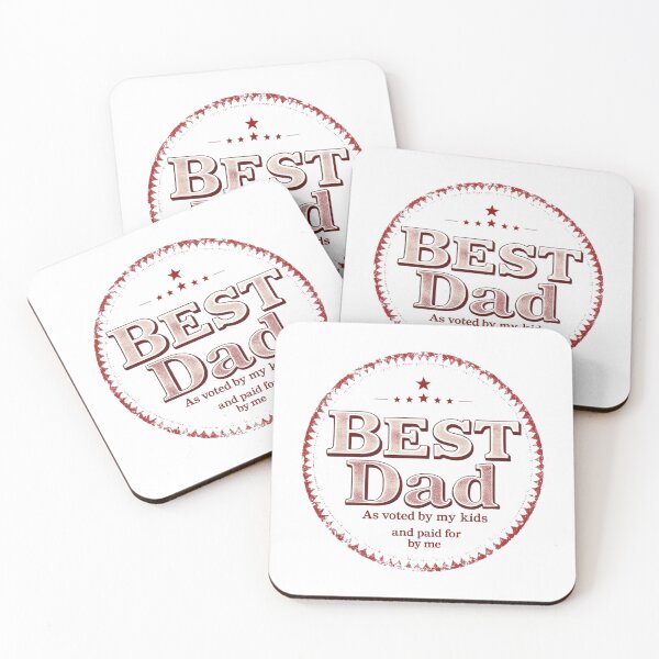 Item preview, Best Dad Voted By Kids Paid For By Me Funny designed and sold by SholoStudio.