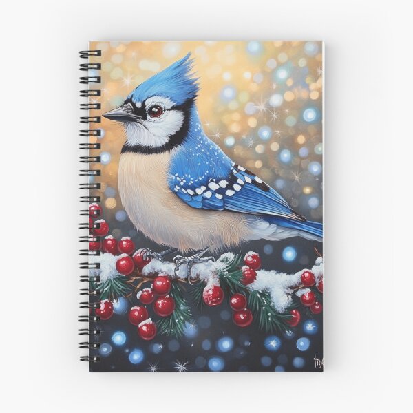 Item preview, Christmas Blue Jay designed and sold by Solace Sparkles.