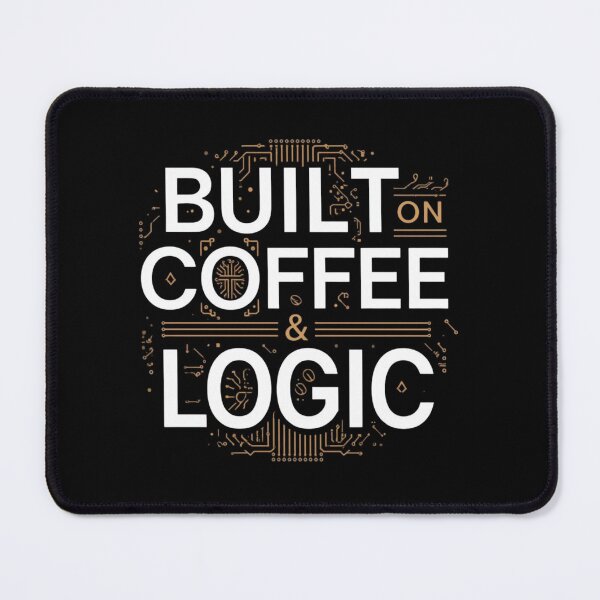 Item preview, Built on coffee & logic - coffee loverful design- Caffeine engineers designed and sold by Happyhoo1.