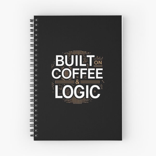 Item preview, Built on coffee & logic - coffee loverful design- Caffeine engineers  designed and sold by Happyhoo1.