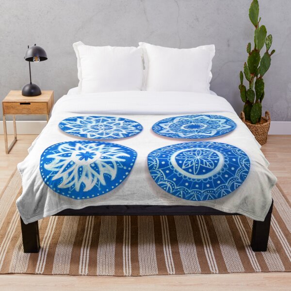 Item preview, Scandi blue mandalas designed and sold by JWRocks.