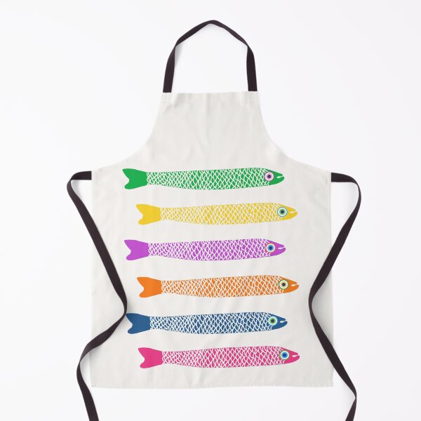 Item preview, Colorful Anchovy Fish - Ocean Aesthetic designed and sold by SaltedBeachPaperie.