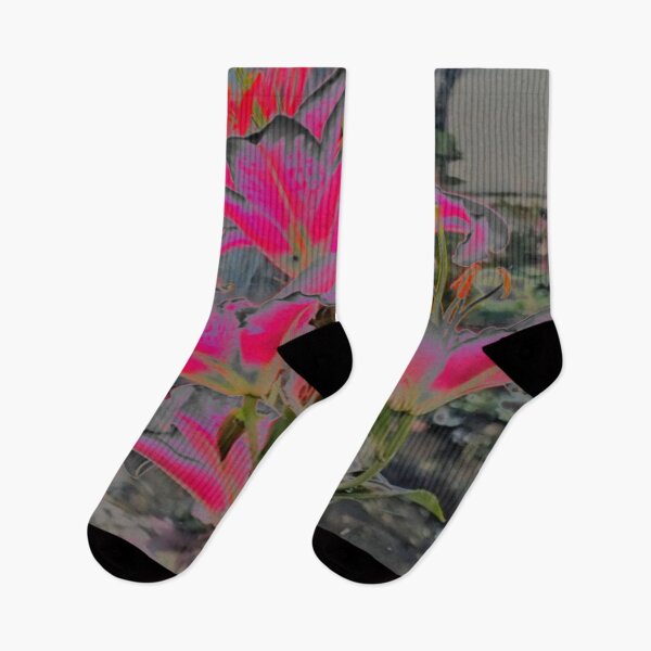 Item preview, ambers flowers black light abstract colorful floral design designed and sold by SmashingDeals.