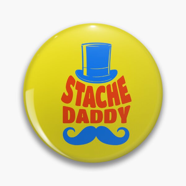 Item preview, Stache Daddy – Funny Mustache & Top Hat Gentleman Shirt designed and sold by RollForDesignCo.