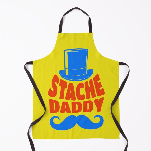 Item preview, Stache Daddy – Funny Mustache & Top Hat Gentleman Shirt designed and sold by RollForDesignCo.