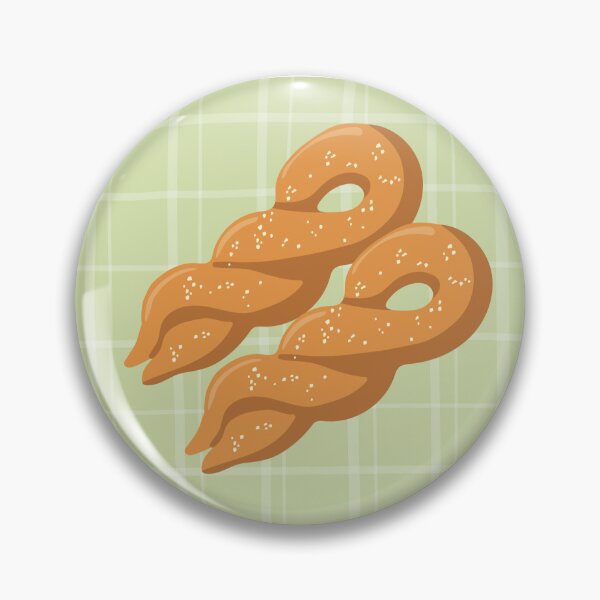Item preview, Kkwabaegi, twisted doughnut, Korean Food, Korean Cuisine, Korean Street Food Vector illustration Art Poster designed and sold by GennyOnThePaper.