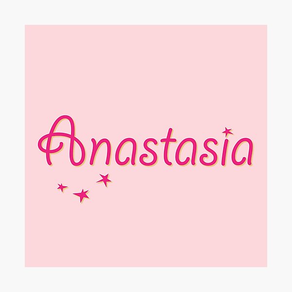 Item preview, My Name is Anastasia designed and sold by CharlottePlaceArt.